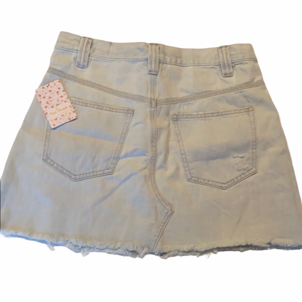 NWT Free people denim skirt - Picture 7 of 7